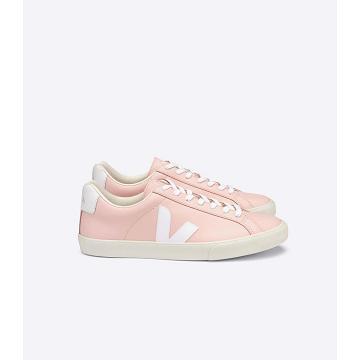 Veja ESPLAR LEATHER Sneakers Dames Roze | NL 615CTV